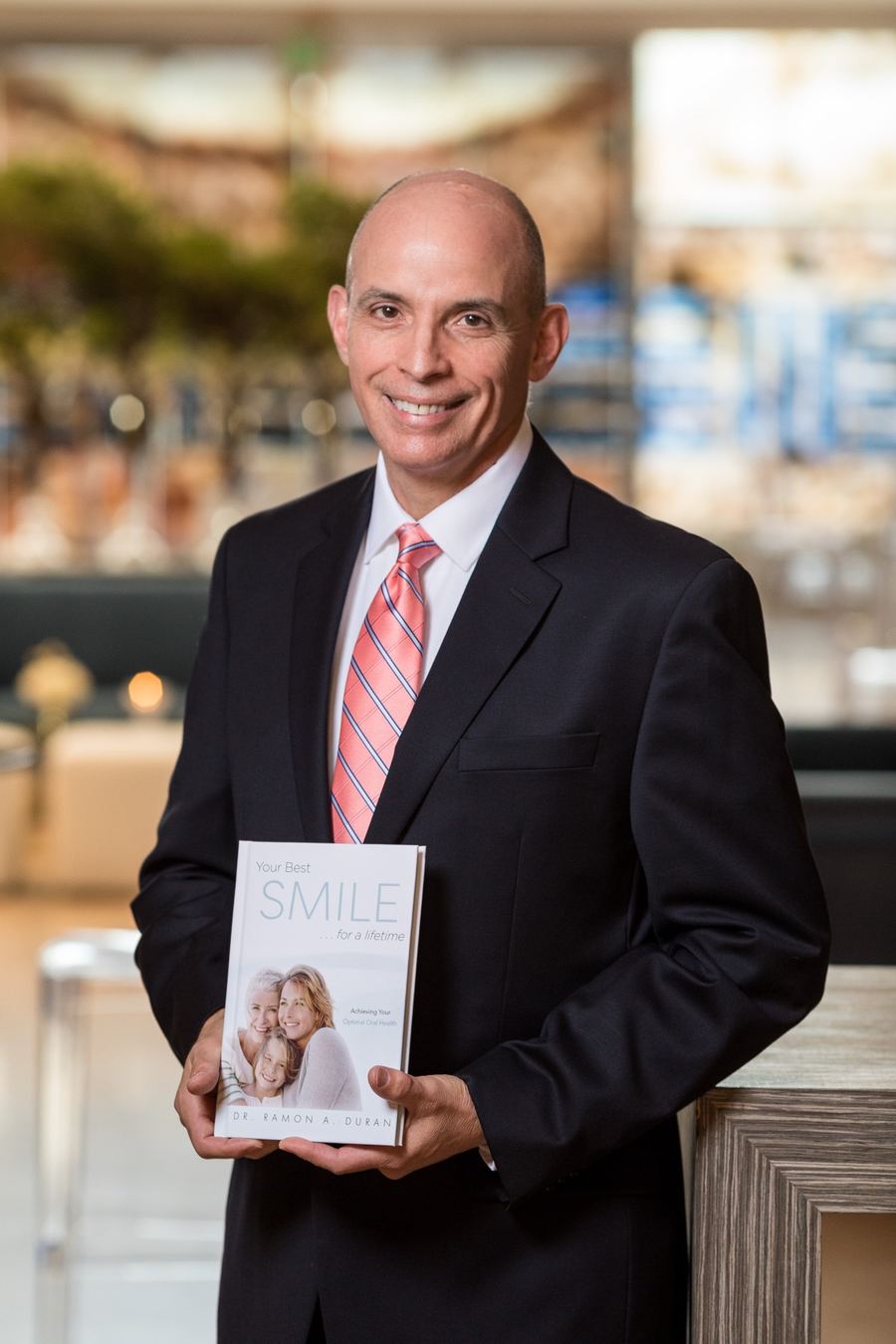Dr. Ramón A. Durán with his book